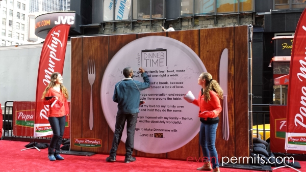 times square events that need permits