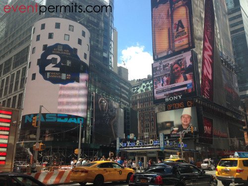 Street to Screen event in Times Square