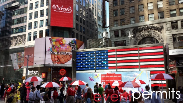 ipo launch event in times square