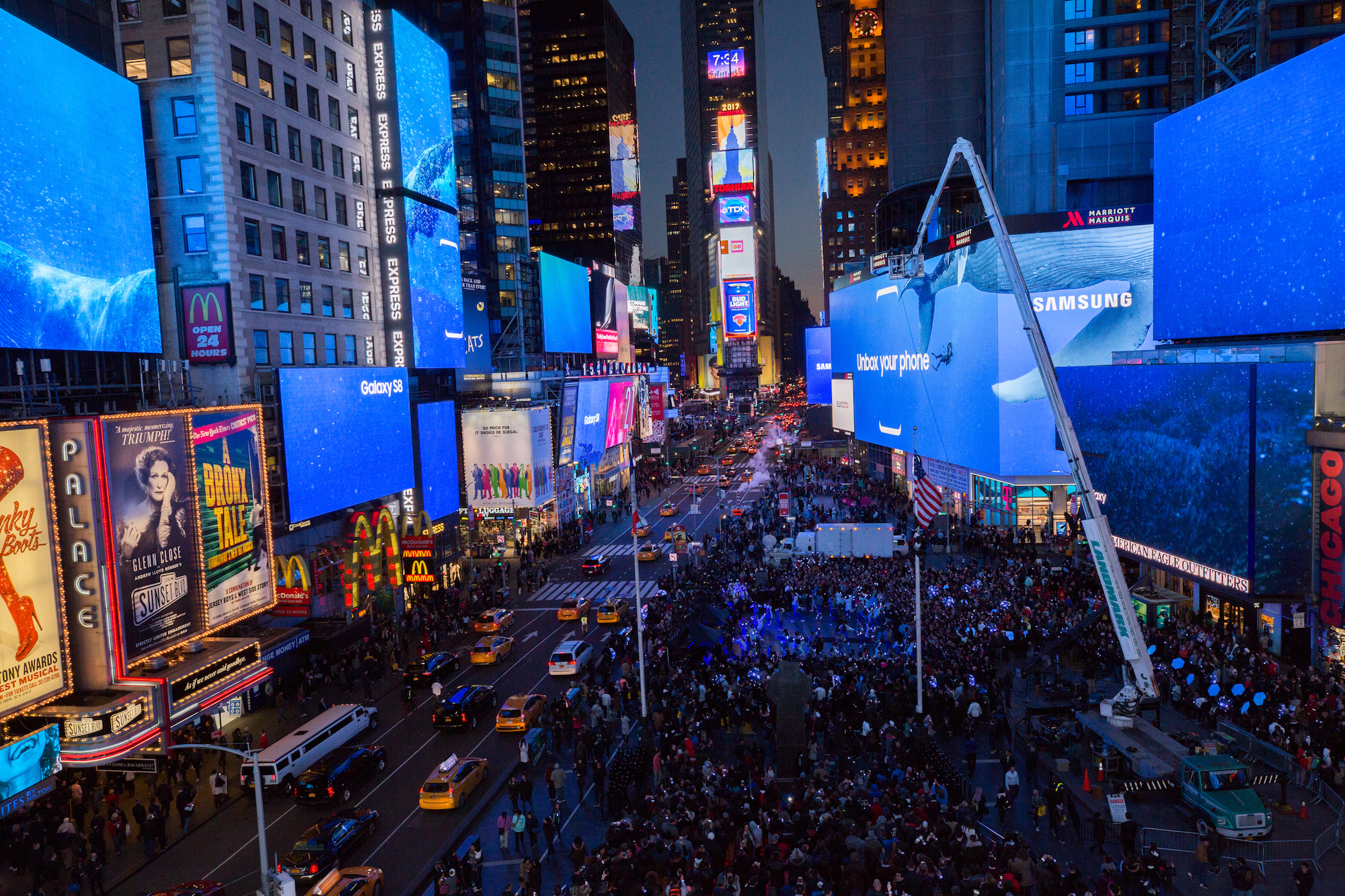 Times Square digital screens