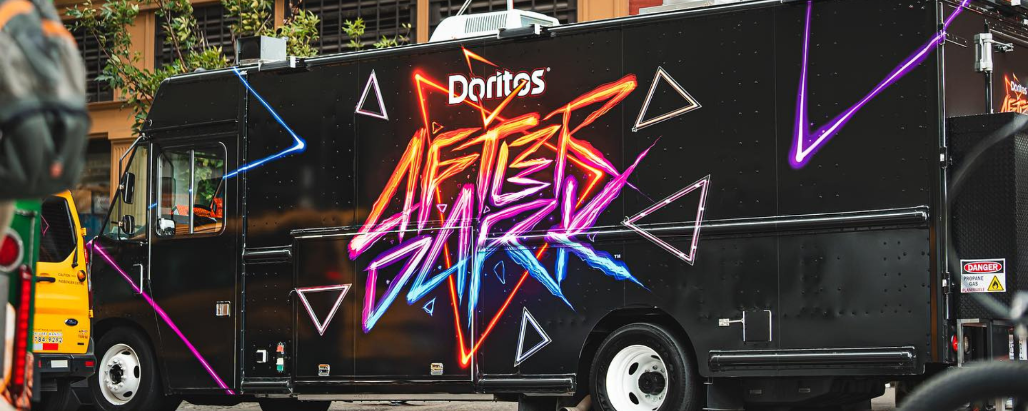 Doritos food truck on NYC street